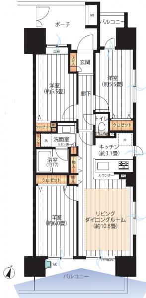 Entrance. Floor plan