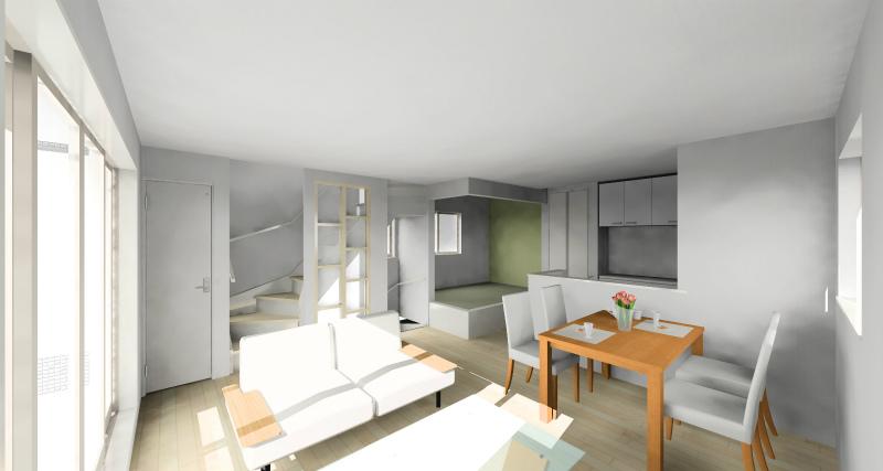 Living. B Building LDK complete image Perth