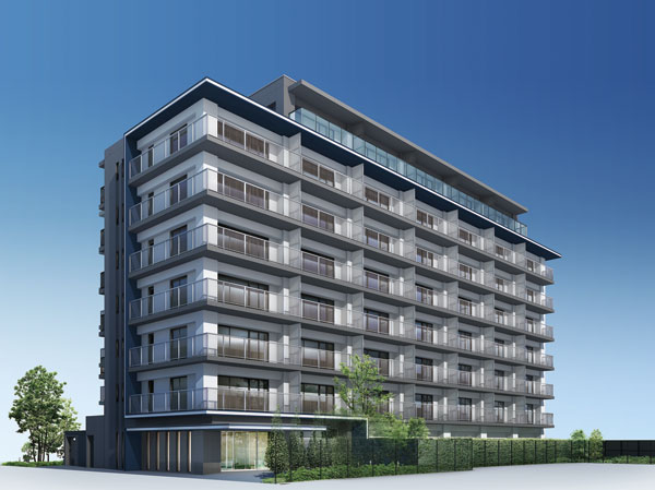 Buildings and facilities. To calm residential area of ​​child-rearing in the friendly lifestyle convenience facilities were enriched within walking distance, All houses facing south in all 3LDK blessed with bright light family apartment "Garden Residence Ohanajaya" is born. Parking is installing the 21 cars type flat for easy use (Exterior view)