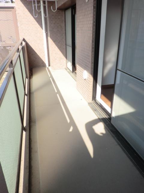 Balcony. Wide balcony