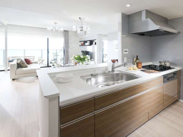 Kitchen.  [kitchen] Richly family time, Carefully nurtured by Ikeru as, Space full of worthy quality of permanent residence has been designed.