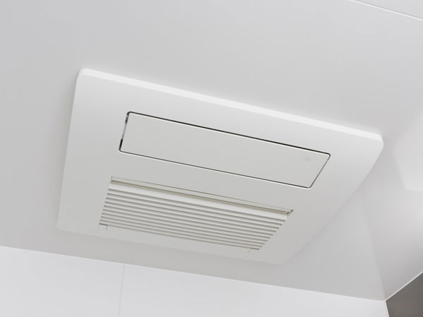 Bathing-wash room.  [TES-type bathroom heater dryer] TES-type bathroom heater dryer of Tokyo gas is ventilation in the bathroom, It reduces the occurrence of mold. further, It is also convenient to dry out the laundry on a rainy day in the drying function.