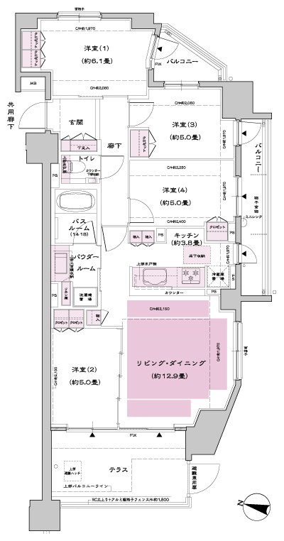 Floor: 4LD ・ K, the occupied area: 82.98 sq m, Price: 40,600,000 yen, now on sale