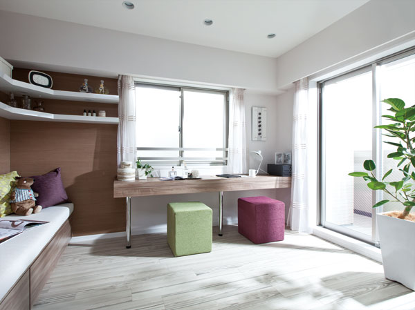 Living.  [Western-style 3] Western-style 3 that can be a variety utilized to fit the life style, such as den or hobby room.