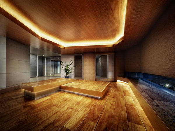 Shared facilities. Lounge space Rendering