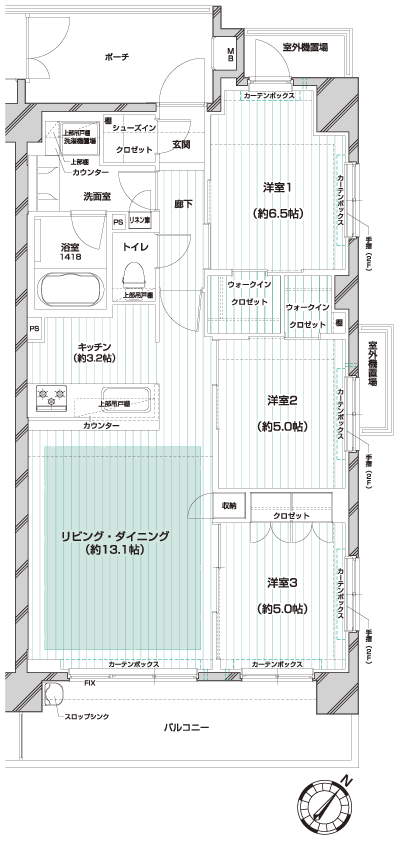 Floor: 3LDK, occupied area: 72.66 sq m, Price: TBD