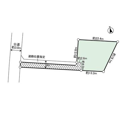 Compartment figure. Front 4m road width