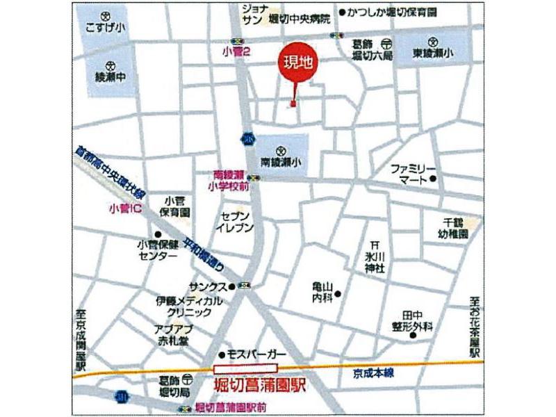 Local guide map. Information map