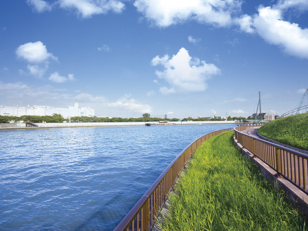 Surrounding environment. Nakagawa (about 850m, 11-minute walk)