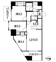 Floor: 3LDK + WIC, the occupied area: 63.07 sq m, Price: 32,800,000 yen, now on sale