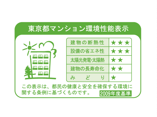Building structure.  [Tokyo apartment environmental performance display]  ※ For more information see "Housing term large Dictionary"