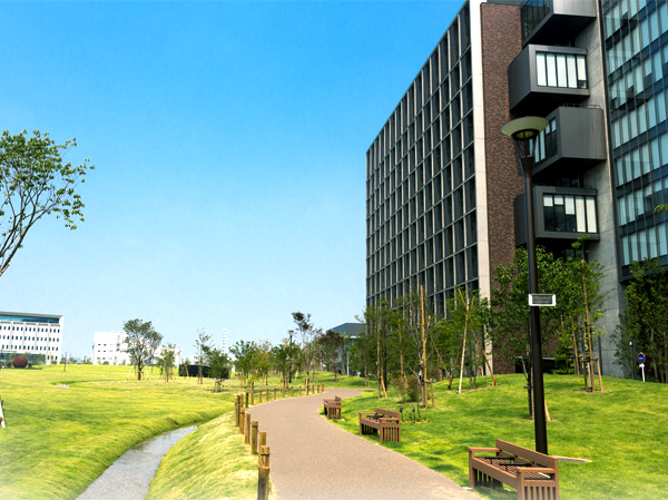 Surrounding environment. Katsushika Shinjuku future park (about 880m / 11-minute walk)