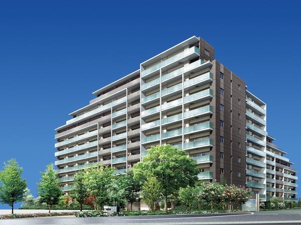 Here the "new Tokyo life."! It is born in all 154 House to "Kanamachi" to evolve in the re-development, etc. <Charlier Kanamachi> (Exterior view)