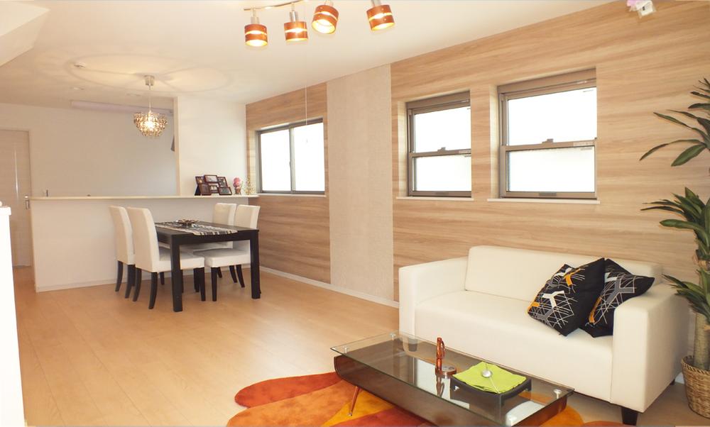 Same specifications photos (living). Spacious living room, There is wide enough even running around the children. It has produce a feeling of luxury in a wide flooring. With Hosukurin that Hoseru the laundry even on rainy days (photo is the same specification image)