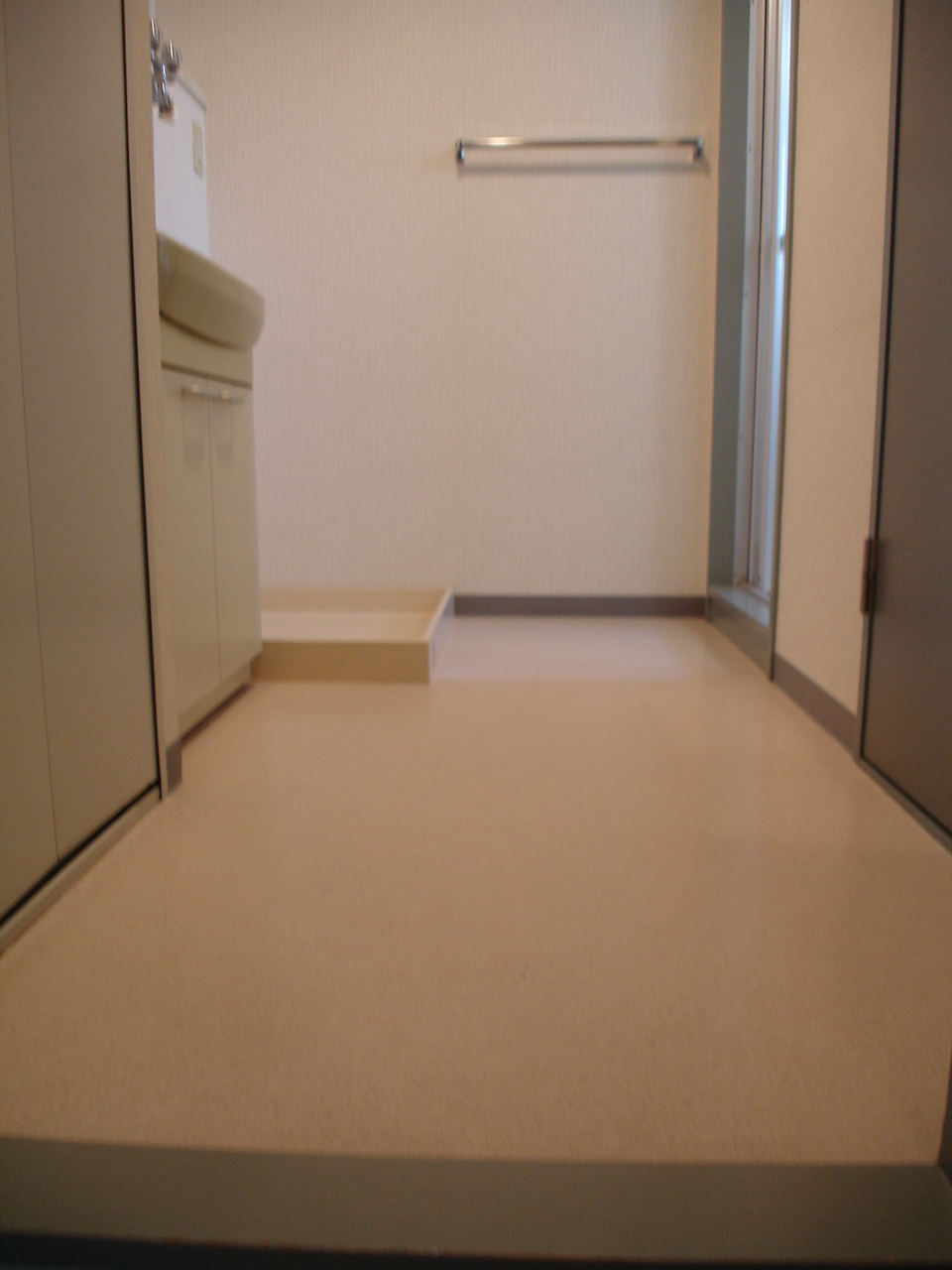 Washroom. There is also storage space in the washroom.