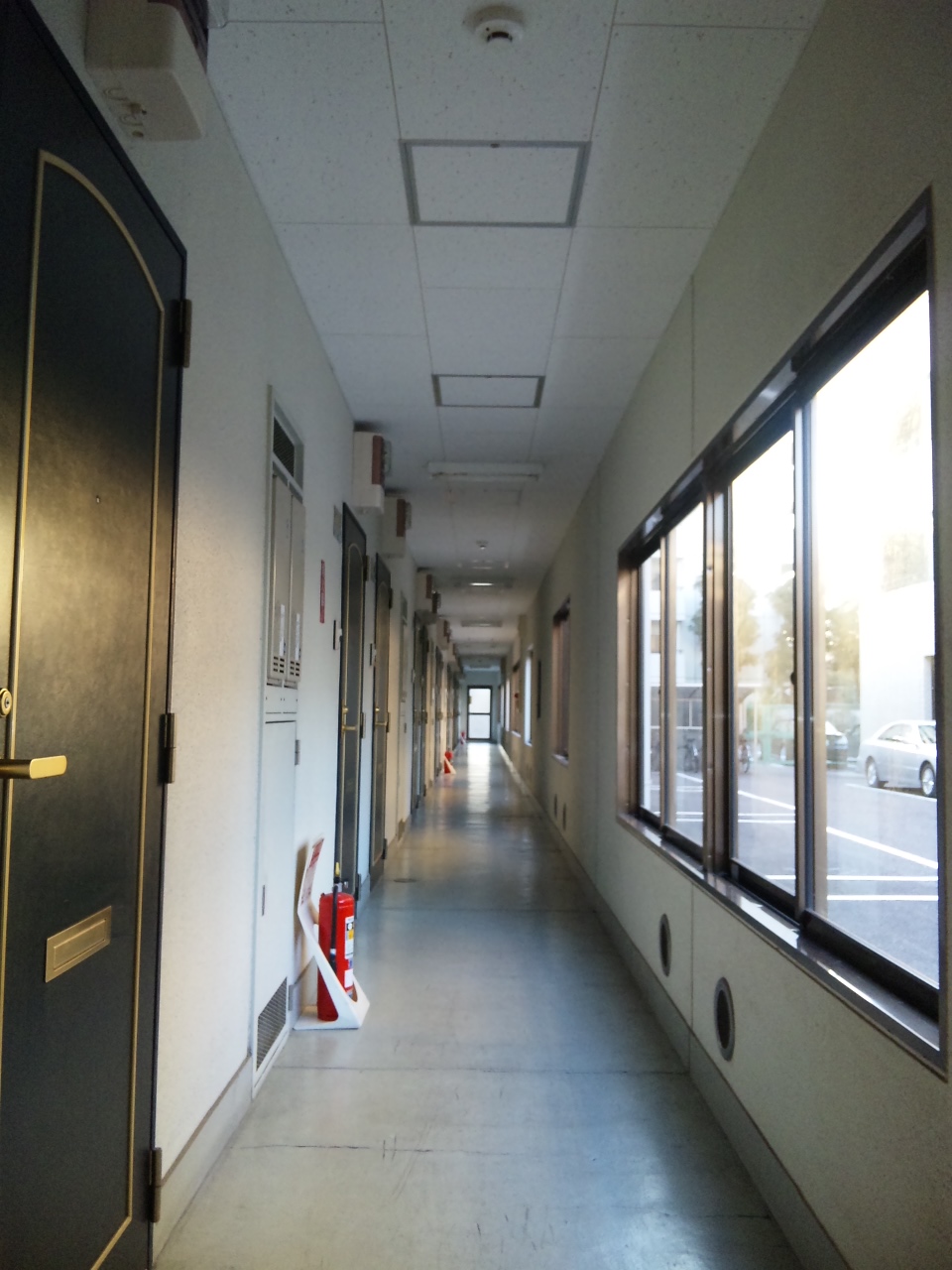 Other common areas. Corridor part is the peace of mind without having to worry about the rain of the day Noe, which has become the indoor