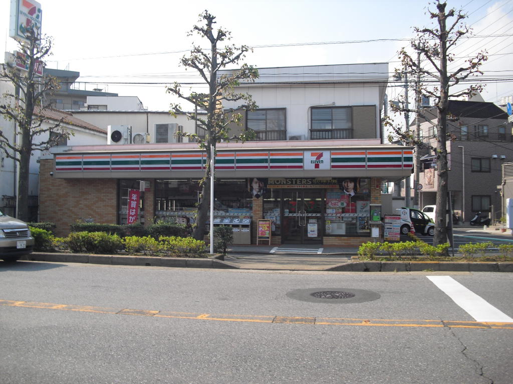 Convenience store. Seven-Eleven Katsushika infield store up (convenience store) 343m