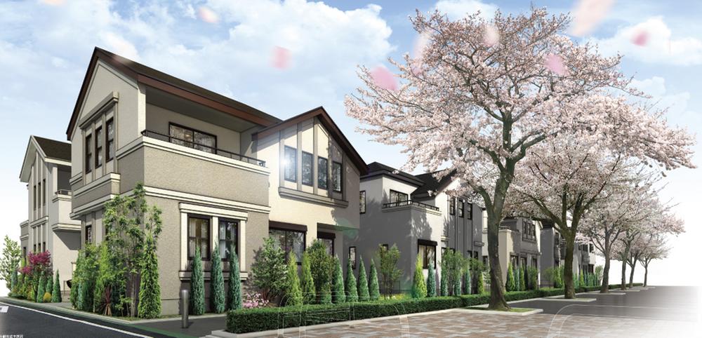 Cityscape Rendering. All two-story mansion, Permanent type private residence that to clear a certain size with a storage and advanced specs of enhancement. Seismic margin 1.25 times, High comfort that has acquired the seismic grade 2 dwelling (Cityscape Rendering ※ 2)