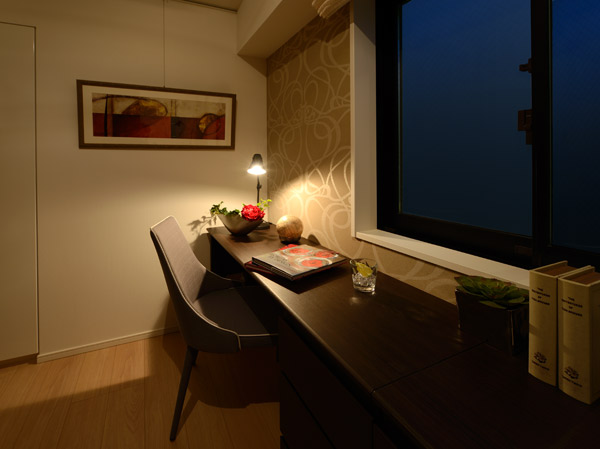 Interior.  [DEN] In private space, It is moments to slowly charge themselves, The vitality of tomorrow. In each scene, For us fine nestled is promised a rich time.