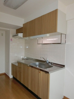 Kitchen. Gasukitchin two-necked installation Allowed