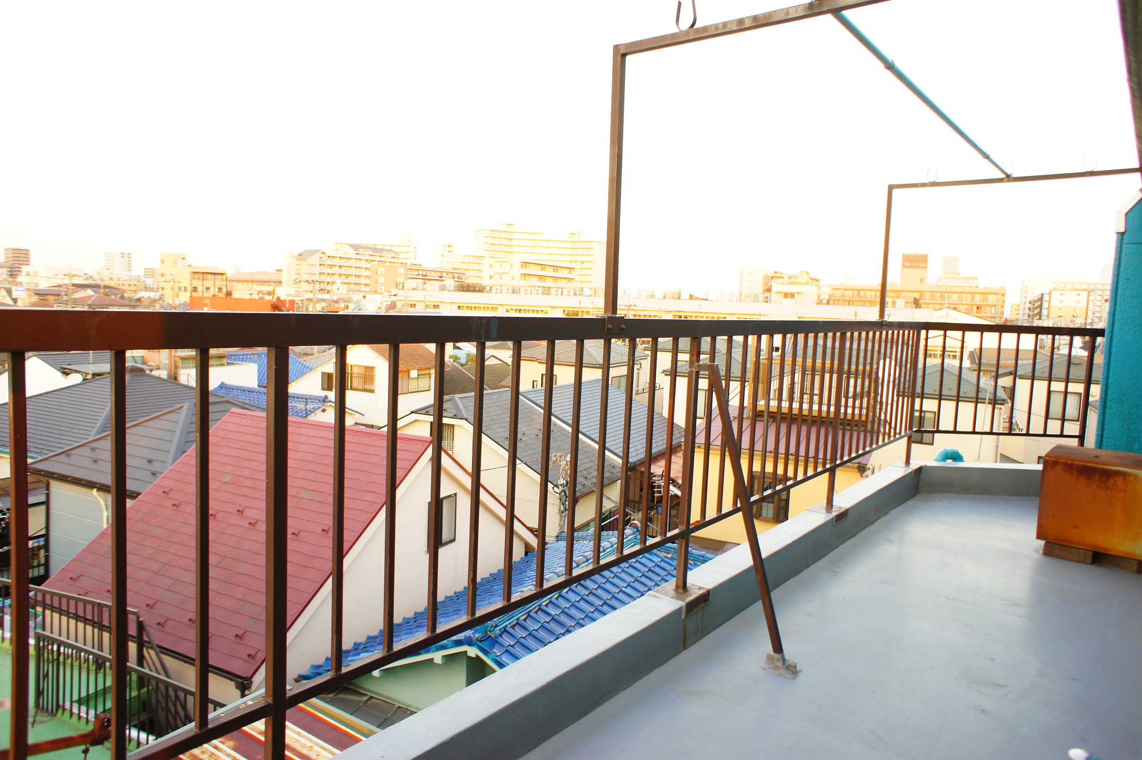 Balcony. Large balcony is the charm of the room