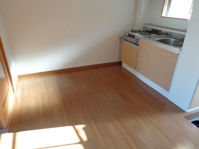 Living and room. Kitchen spread