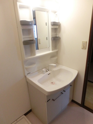 Washroom. Happy independence washbasin Dressing room