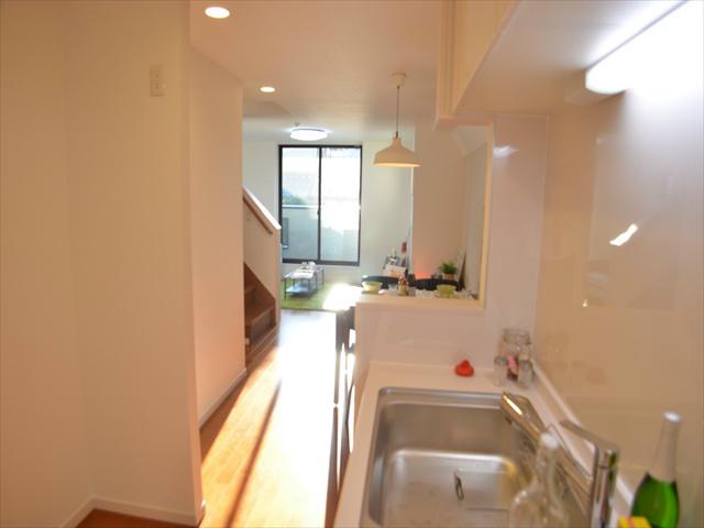 Kitchen. It also increases communication in the living room stairs