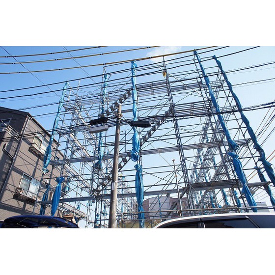 Building appearance. Under construction