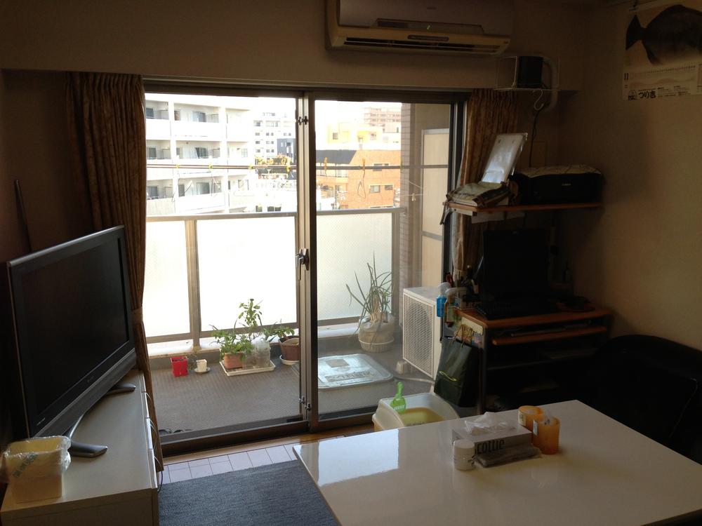 Kitchen. Living room from the kitchen