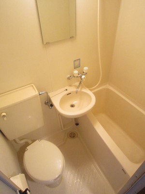 Toilet. Unit is a bus