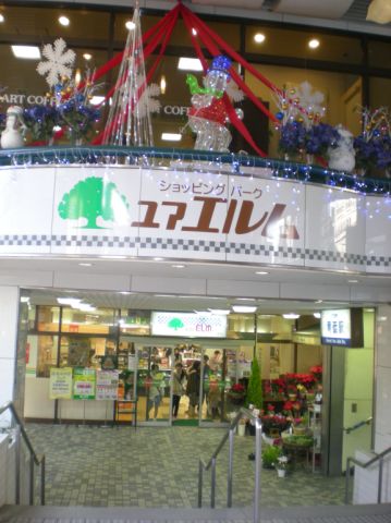 Shopping centre. Yuaerumu until the (shopping center) 220m