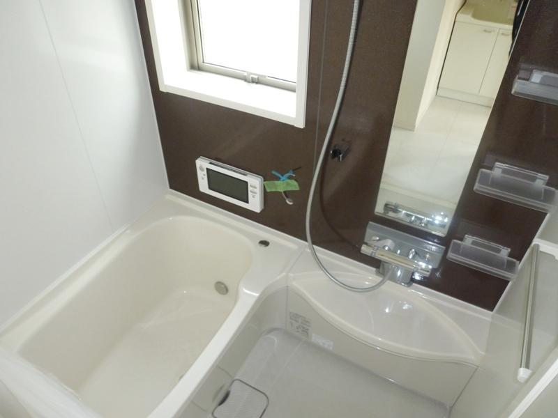 Bathroom. Bathroom with a bathroom TV