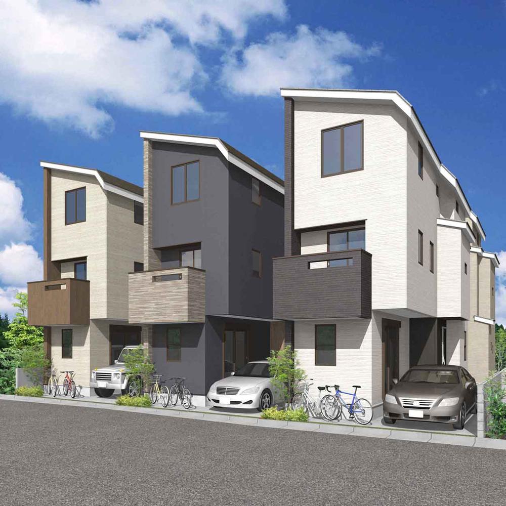 Rendering (appearance). (1 Building ・ Building 2 ・ 3 Building) Rendering CG