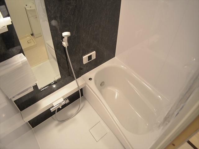 Bathroom. Spacious bathroom shiny