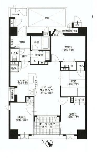 Floor plan. 4LDK, Price 31,900,000 yen, Occupied area 78.94 sq m , Balcony area 5.4 sq m
