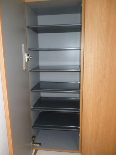 Entrance. Large shoe box, It might get lost when you fashionable.