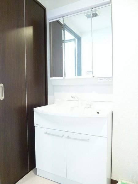 Wash basin, toilet. Shampoo with dresser of a busy morning also safe!