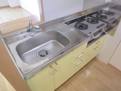 Kitchen. Is a useful Wanreba type of kitchen.