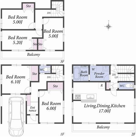 Building plan example (floor plan). Reference plan floor plan