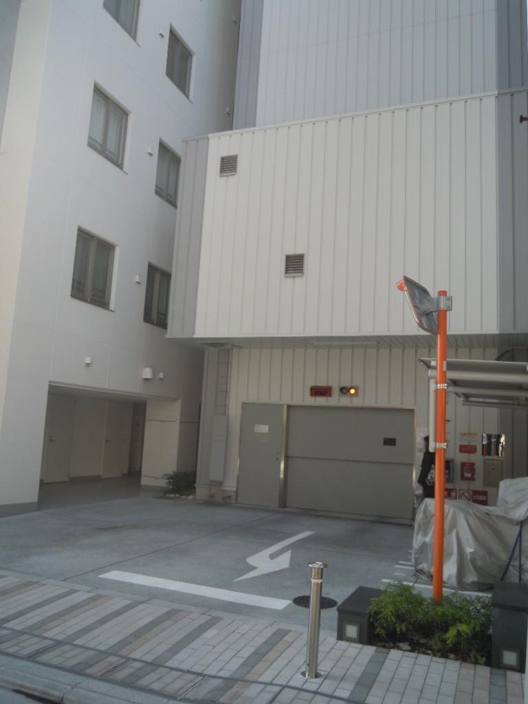 Parking lot. Common areas