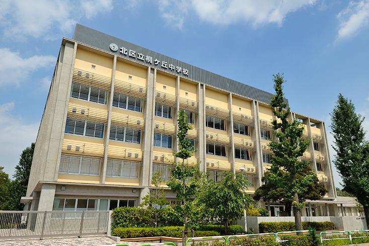 Junior high school. Kirikeoka until junior high school 450m