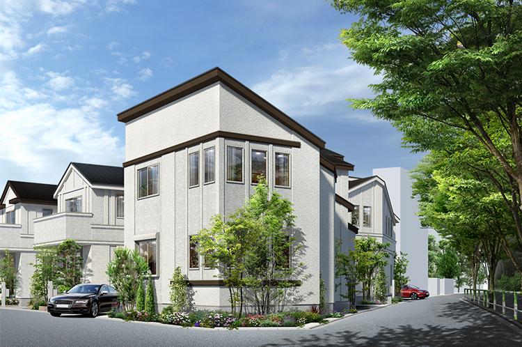 Cityscape Rendering. JR Saikyo Line "North Akabane" a 7-minute walk from the station. Stage of a comfortable city living facility is fully equipped to decorate the day-to-day living new life. On top of the 23 wards of Tokyo hill, Fine coat series, Kita-ku, the first ( ※ 1) of all eight House, Imposing birth (Cityscape Rendering)