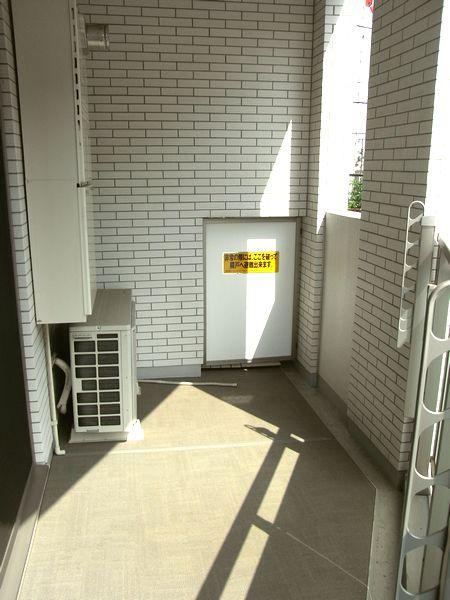 Balcony. Day is good on the south-facing