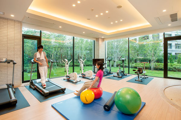 Building structure. Fitness Arena