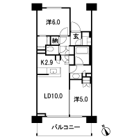 Floor: 2LD ・ K + N (storeroom) + WIC (walk-in closet) + SIC (shoes closet), the area occupied: 56.9 sq m, Price: 44,373,000 yen, now on sale