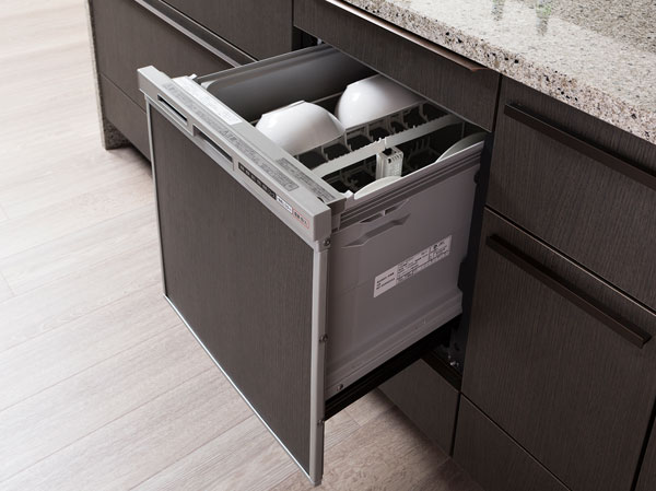 Kitchen.  [Dish washing and drying machine] Can be expected sanitary and water-saving effect, Also improve efficiency housework.