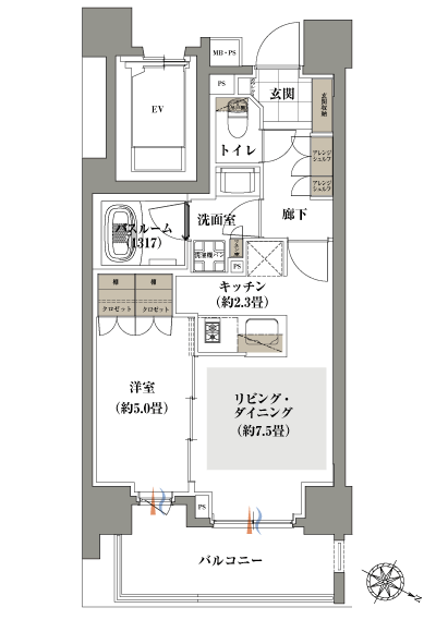Floor: 1LDK, occupied area: 40.28 sq m, price: 30 million yen ・ 33,300,000 yen, now on sale