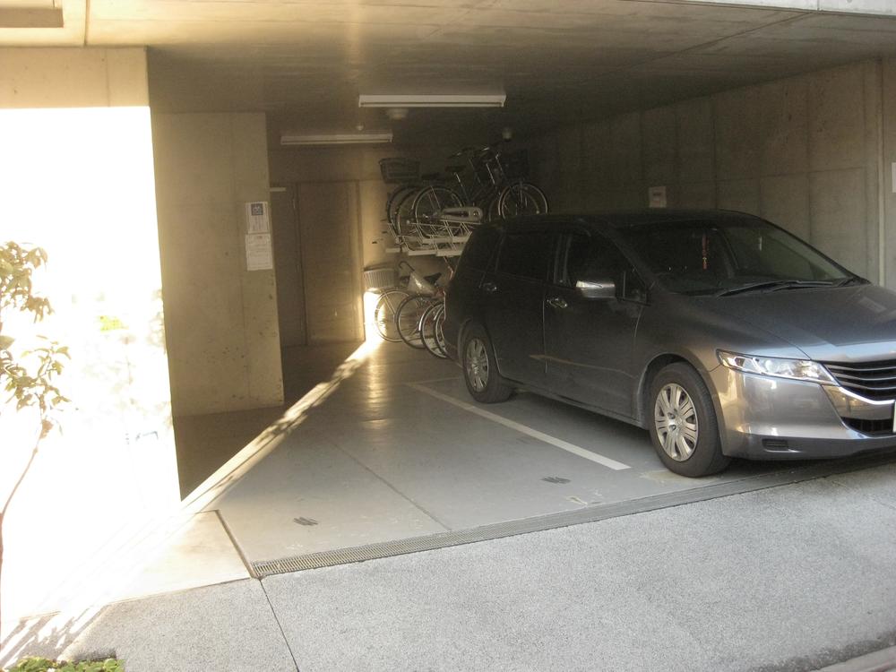 Parking lot. Common areas