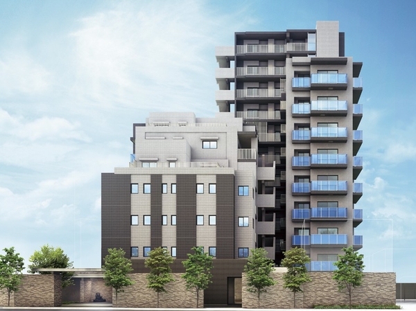 Other. Those Exterior - Rendering (Rendering is that caused draw based on the drawings with two points, In fact a slightly different. It should be noted, Surrounding buildings, etc., we have omitted some. Planting site in the figure, There in the prospective view of a grown-up state, Until the growth in the drawn state, It takes about approximately 5 years. Also, And it has not been drawn on the assumption the state at the time of a particular season or building completion)